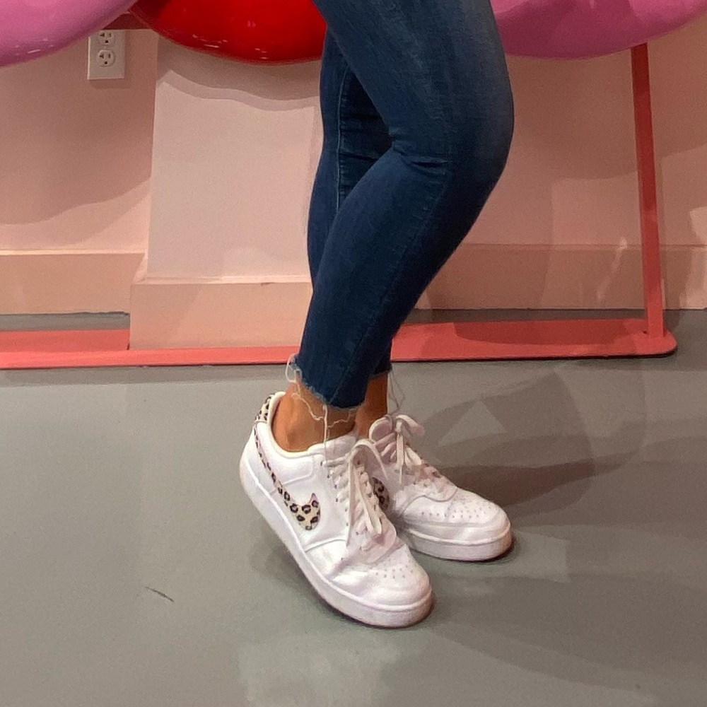 Nike leopard sneakers